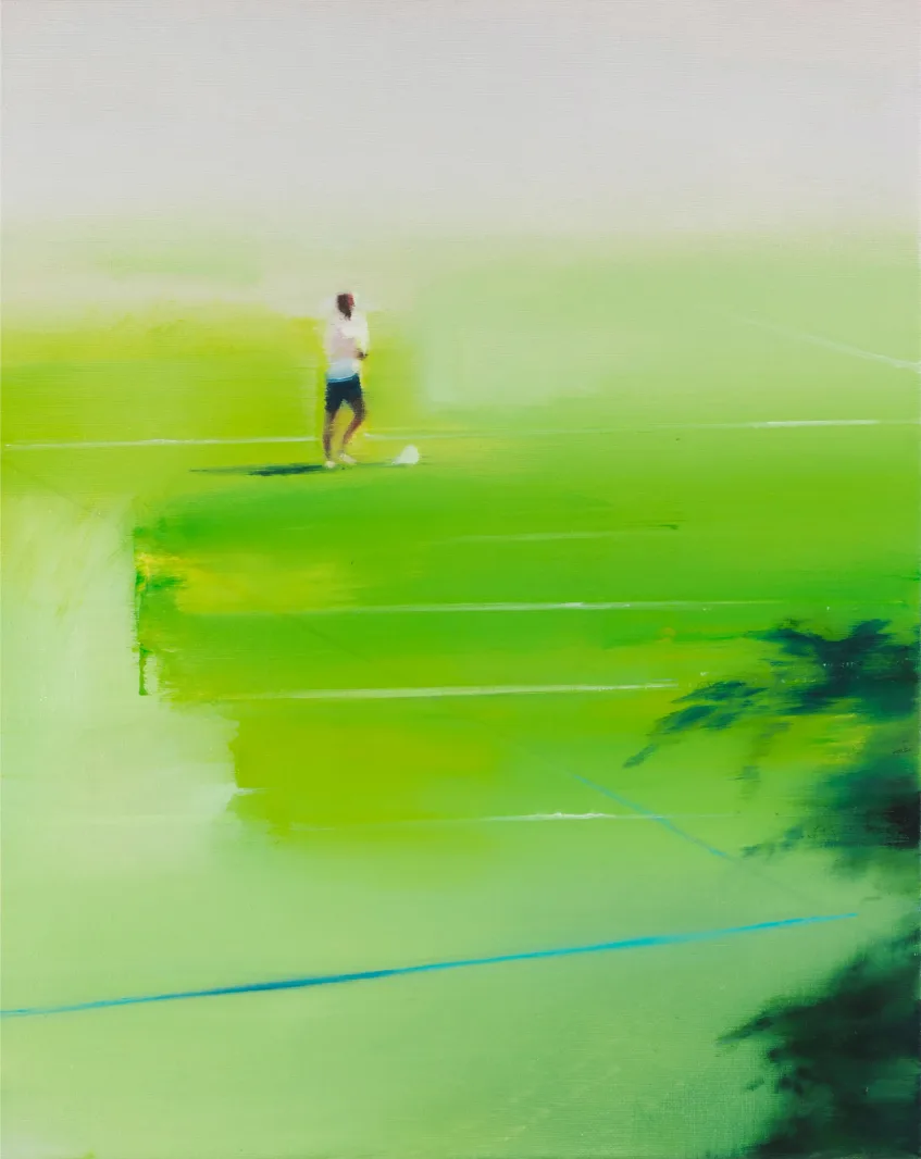 Football player from the series «Athlets»
